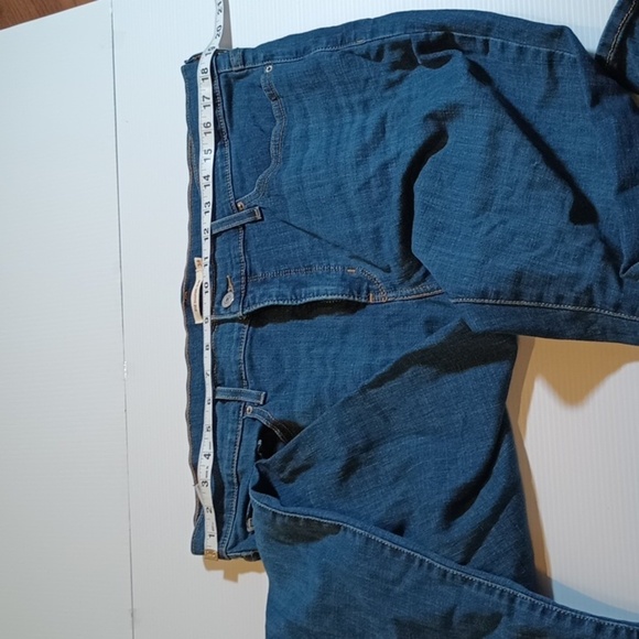 Levi's High Waisted 312 Shaping Slim Straight Leg Blue Jeans A21 - Picture 5 of 6